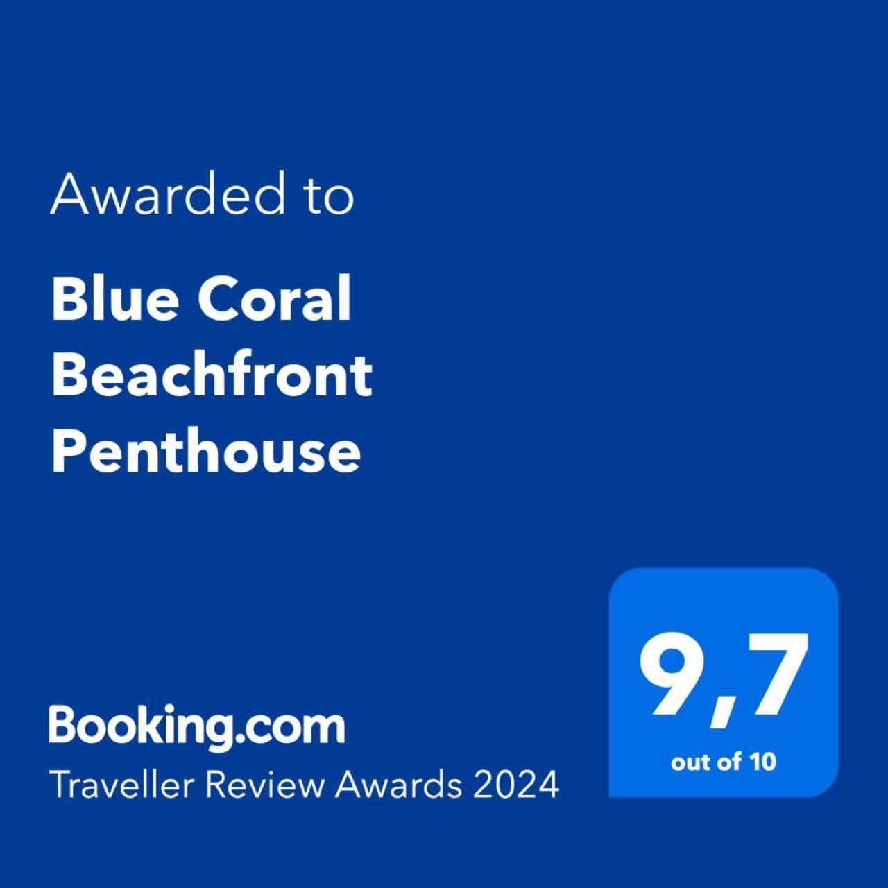 Blue Coral Beachfront Penthouse Flic-en-Flacq Екстериор снимка